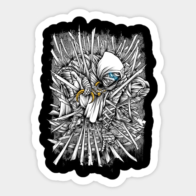 White Knight Sticker by joerock